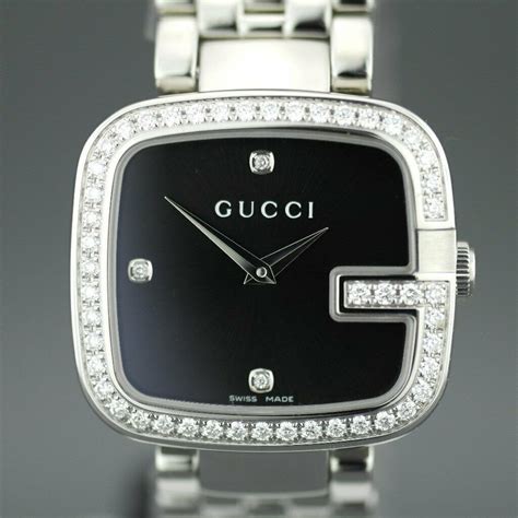 gucci ladies watch box|men's Gucci watch diamond bezel.